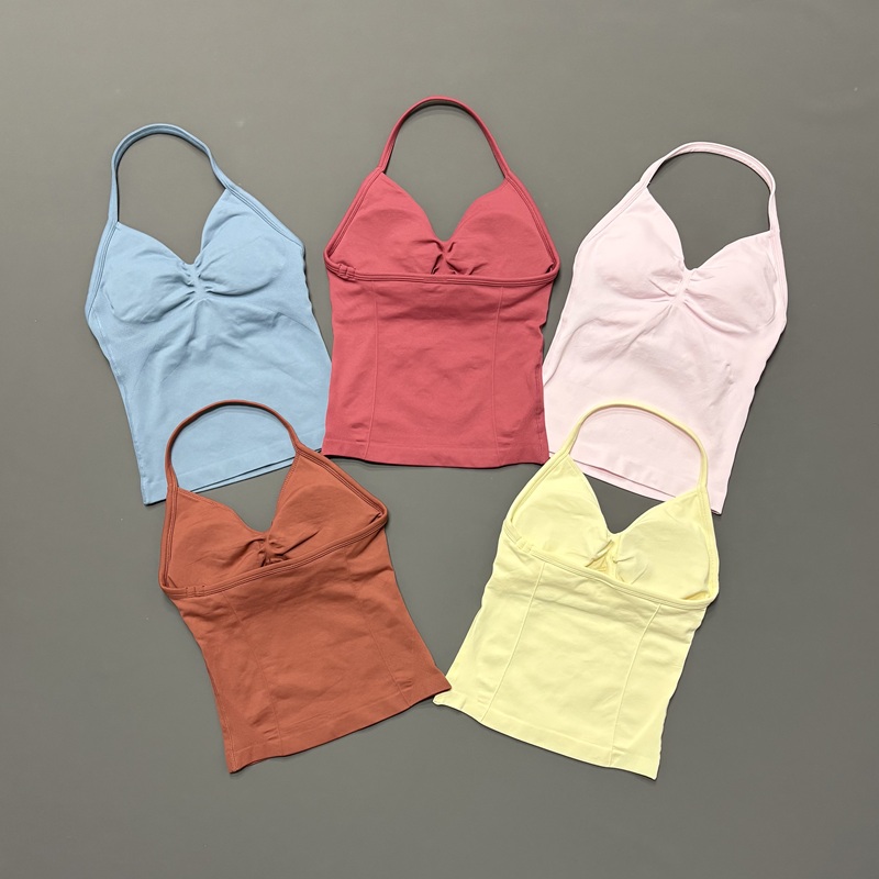 Aquatic Sports Bra - Camiseta Deportiva sin Costuras para Mujer,
