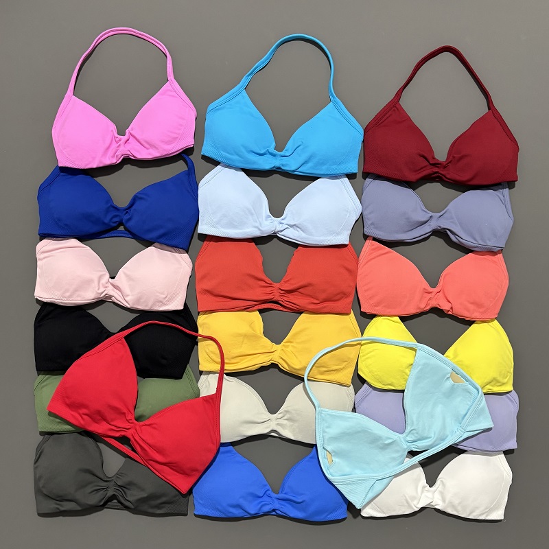 Aquatic Sports Bra - Sujetador deportivo con tiras para mujer,