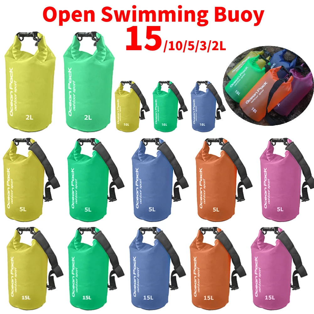 Swim Buoy Open Water - Boya de piscina portátil para adultos,