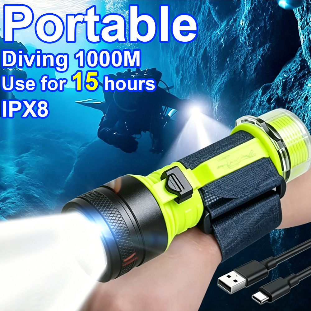 Underwater Flashlight - Nueva Linterna de Buceo LED Profesional