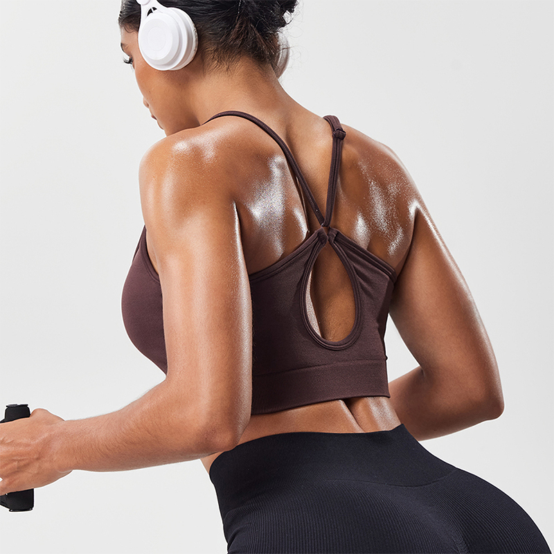 Aquatic Sports Bra - Sujetador deportivo para mujer con espalda