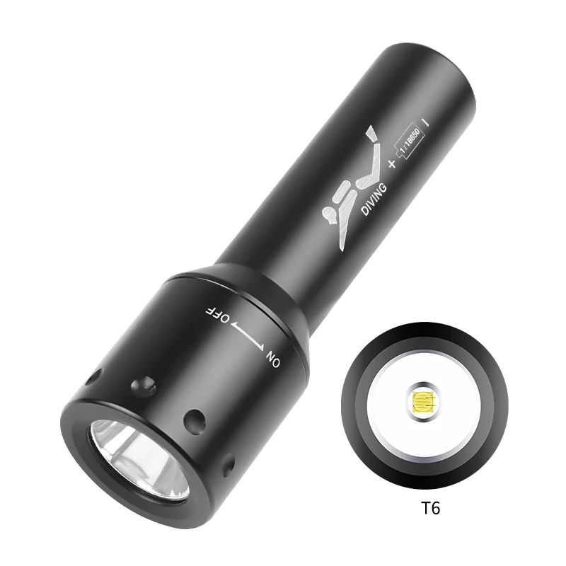 Underwater Flashlight - Nueva Linterna de Buceo LED T6