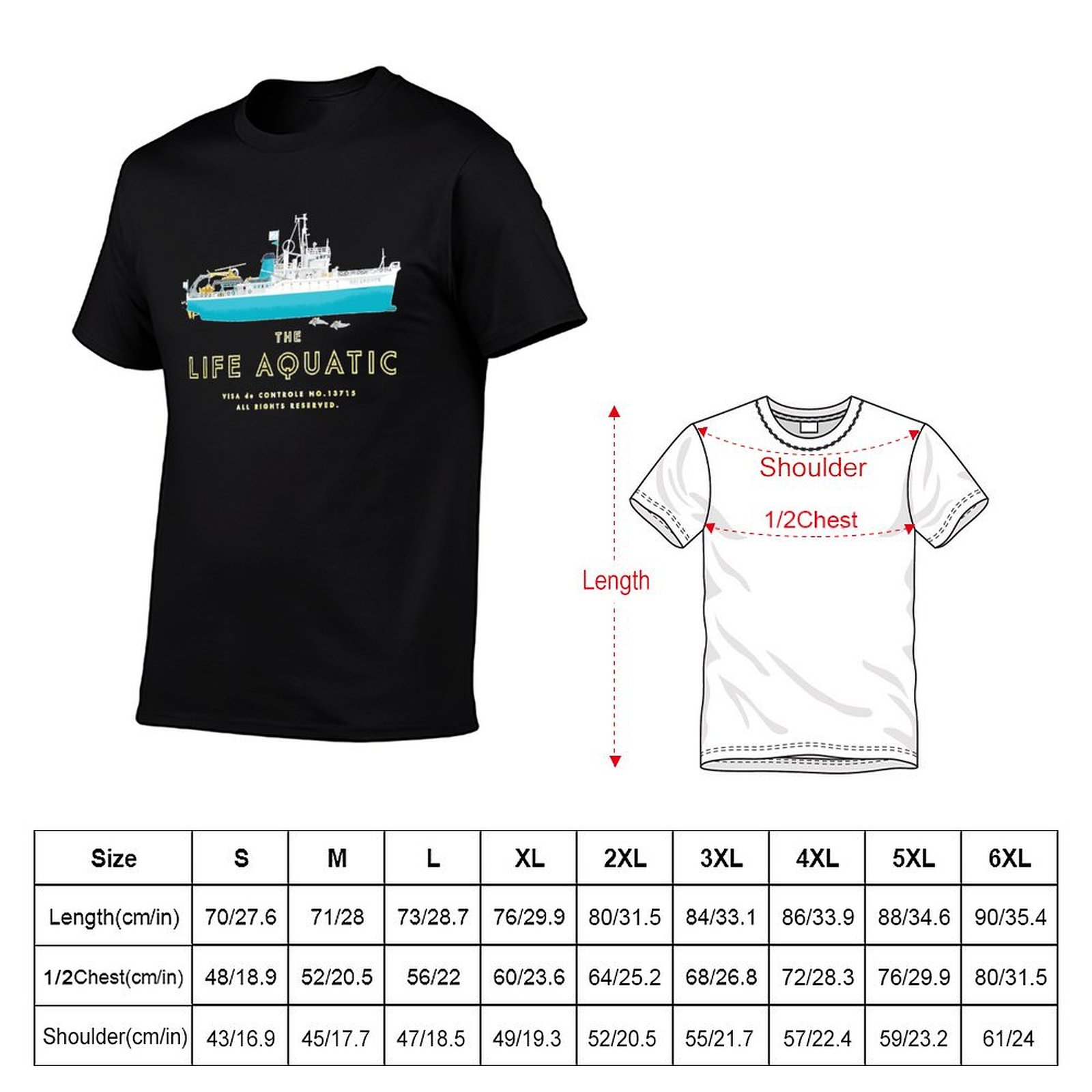 Camiseta The Life Aquatic With - Aquatic Sports Wear reseña y precio