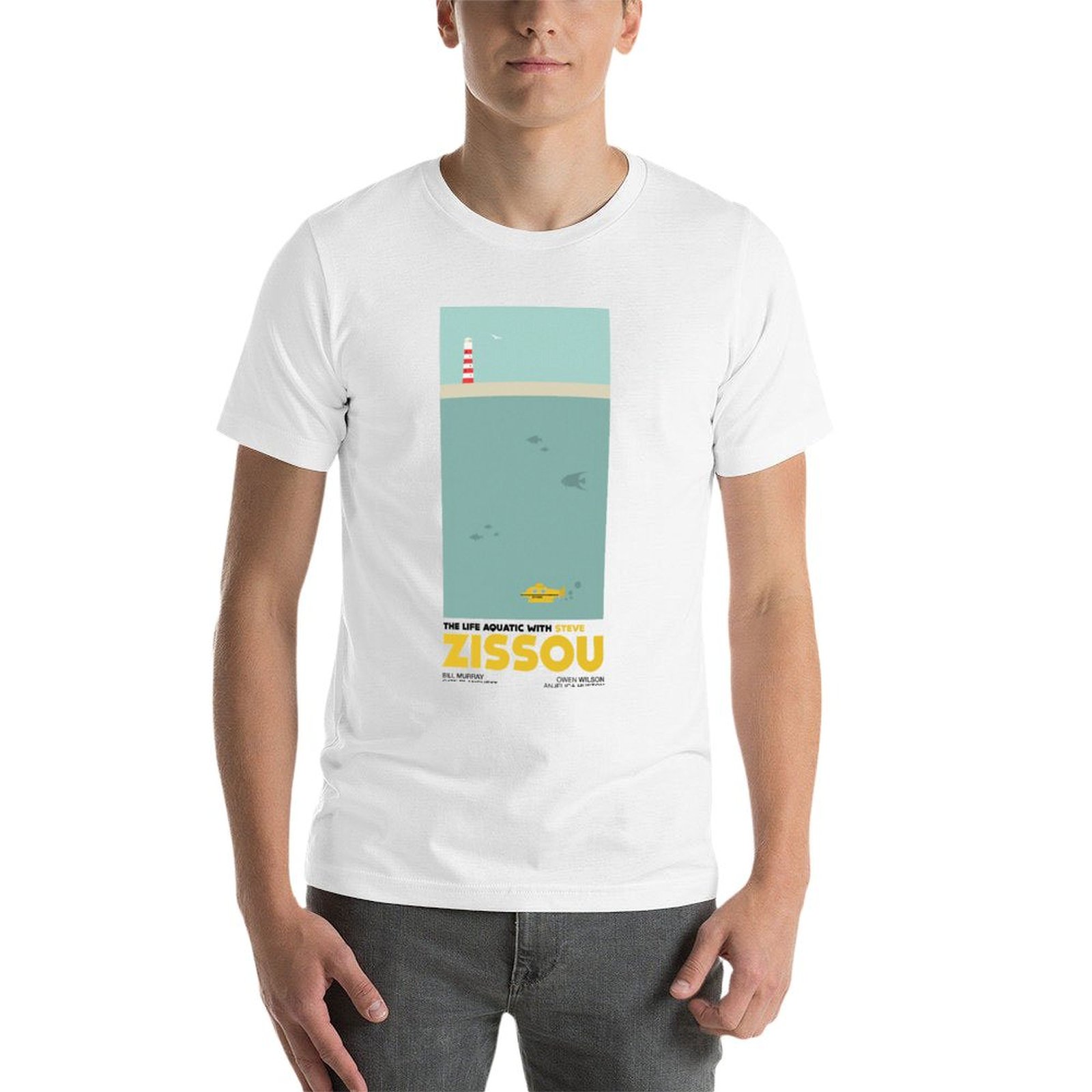 Camiseta The Life Aquatic (Wit - Aquatic Sports Wear reseña y precio