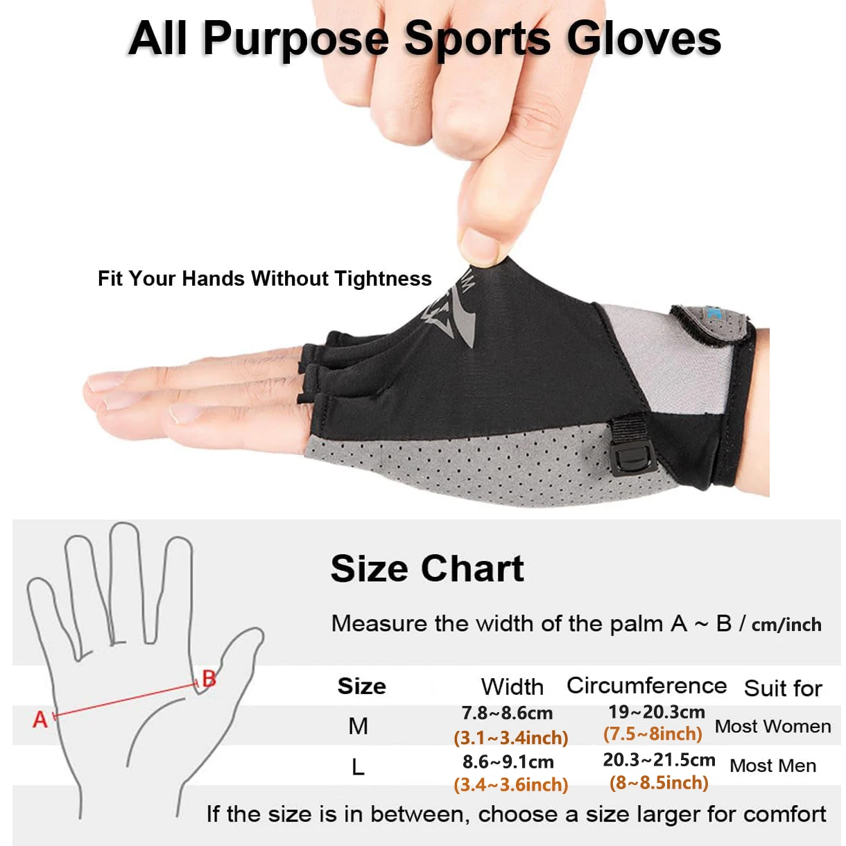 1 par de guantes sin dedos par - Spearfishing Glove reseña y precio