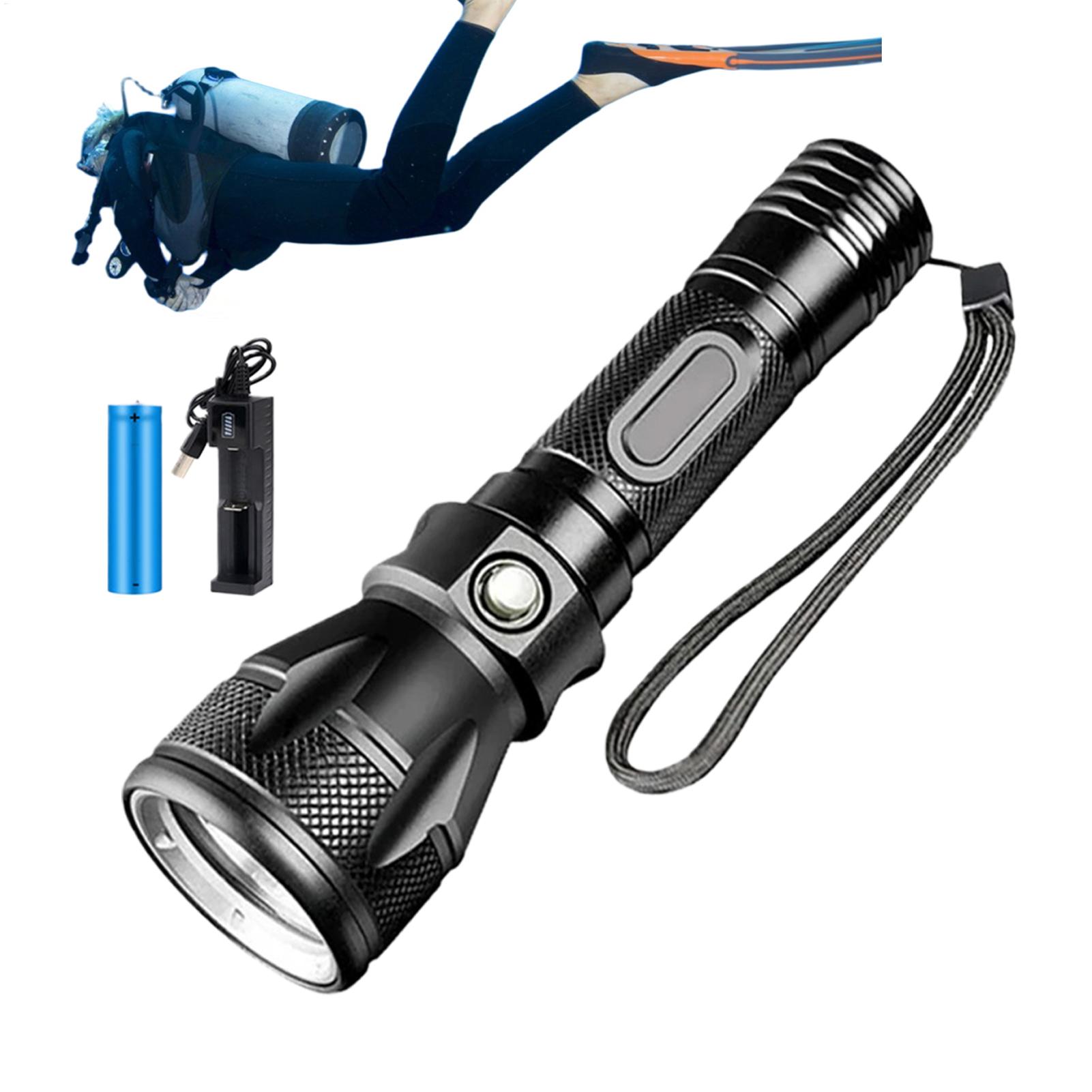 Linterna de Buceo LED Recargab - Underwater Flashlight reseña y precio