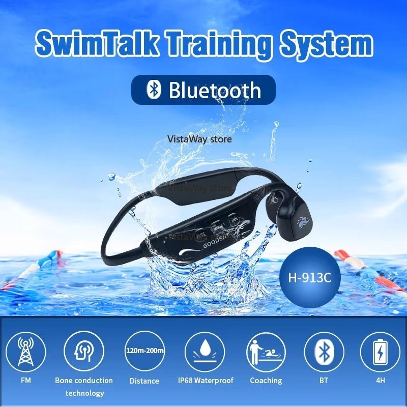 SwimTalk-auriculares impermeab - Aquatic Sports Swimming reseña y precio