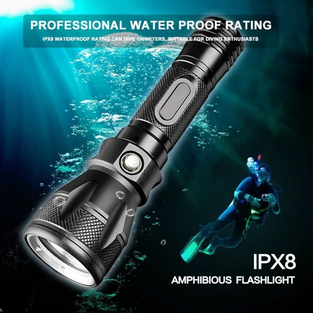 Linterna LED Profesional para  - Underwater Flashlight reseña y precio