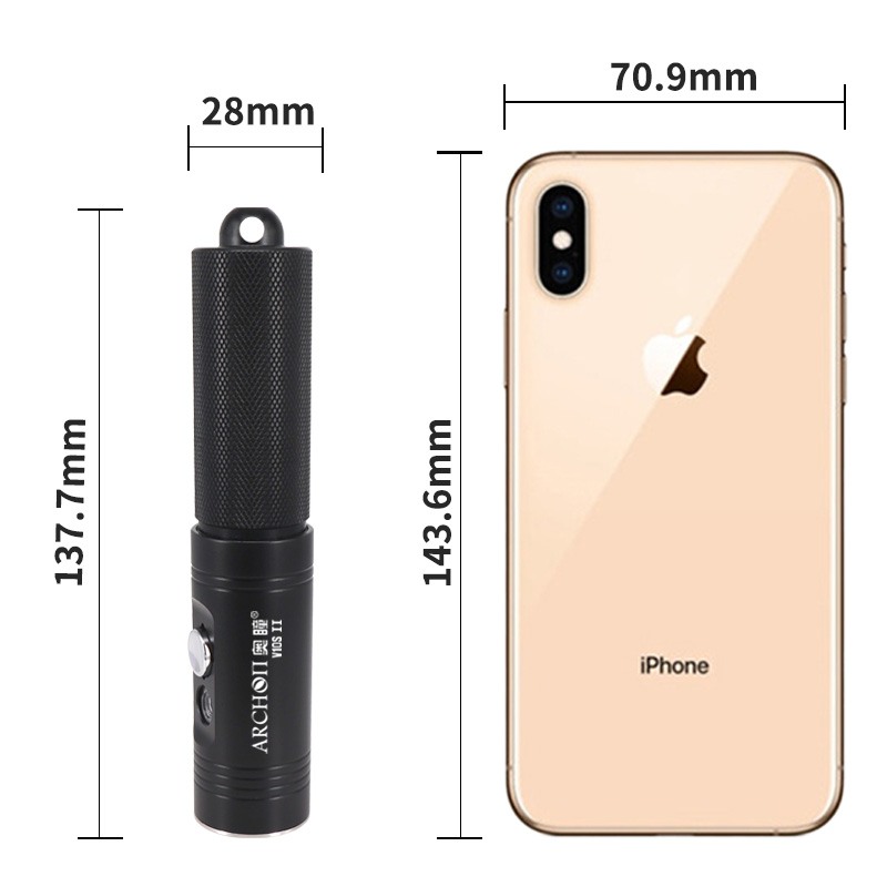 Archon-linterna de luz para bu - Underwater Flashlight reseña y precio