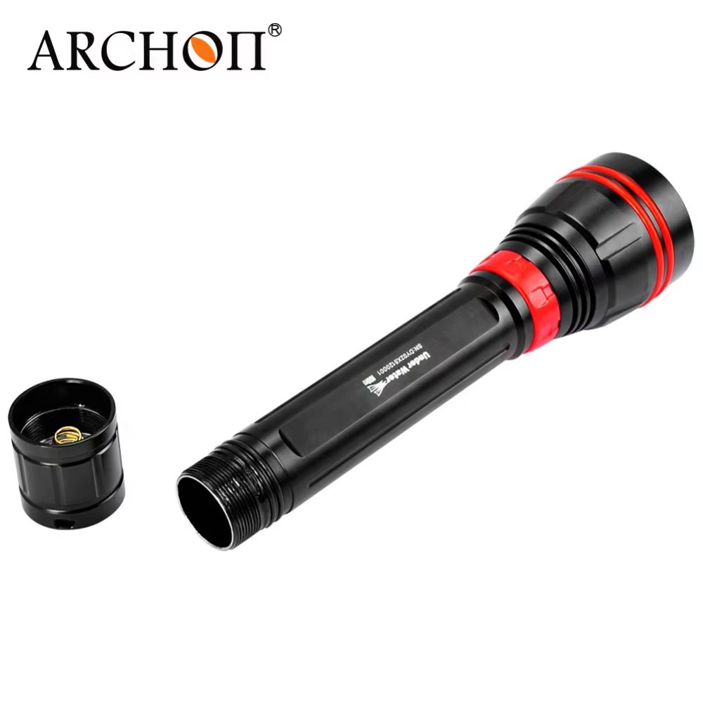 4000LM 4-LED 100M luz de buceo - Underwater Flashlight reseña y precio