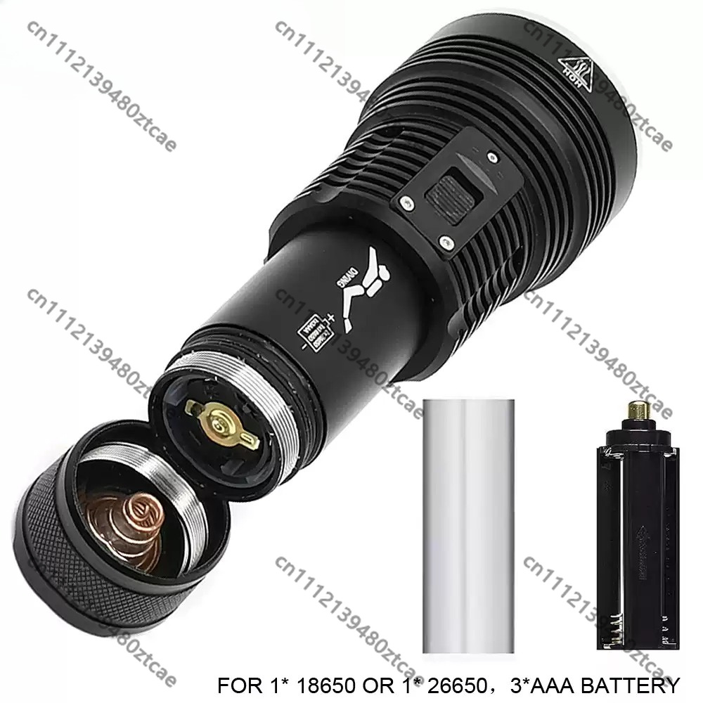 Linterna de Buceo Láser Blanca - Underwater Flashlight reseña y precio