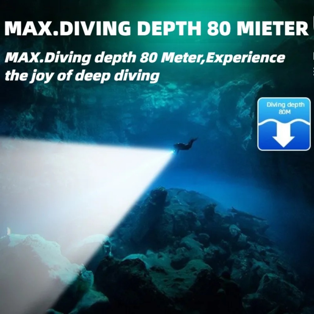 Potente Linterna de Buceo, Imp - Underwater Flashlight reseña y precio