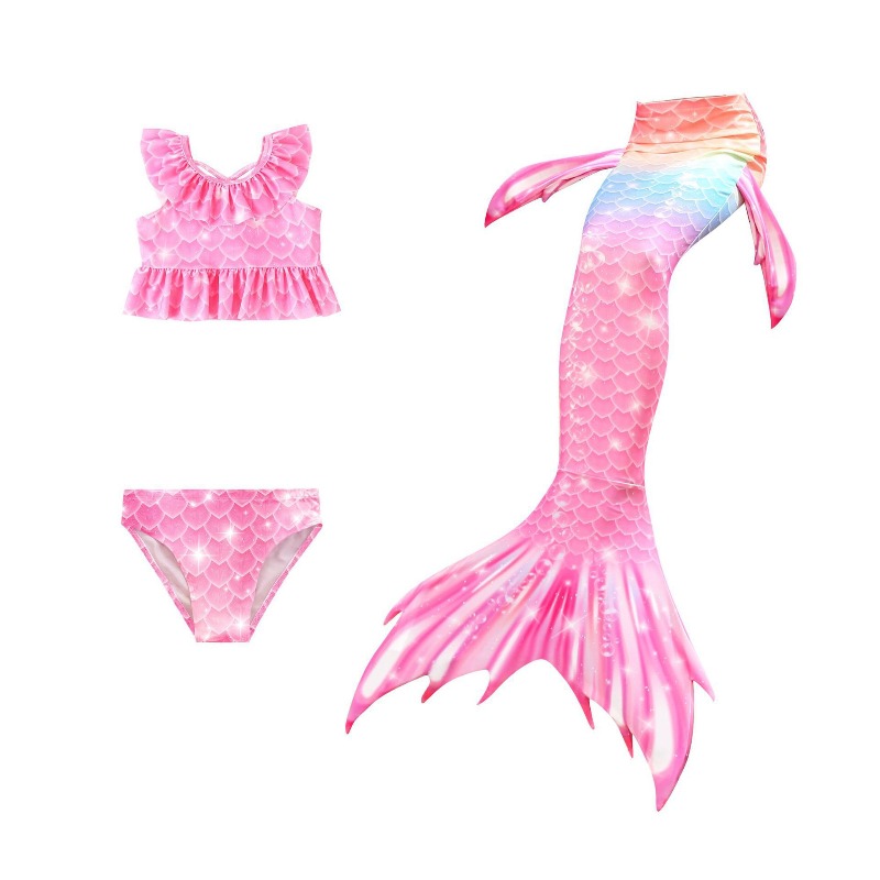 Disfraz de Sirena para Niñas,  - Aquatic Sports Wear reseña y precio
