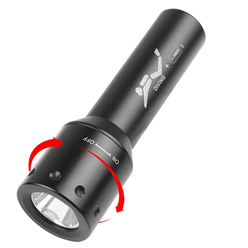 Nueva Linterna de Buceo LED T6 - Underwater Flashlight reseña y precio
